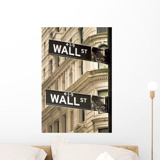 Wall Street Signs New Wall Decal