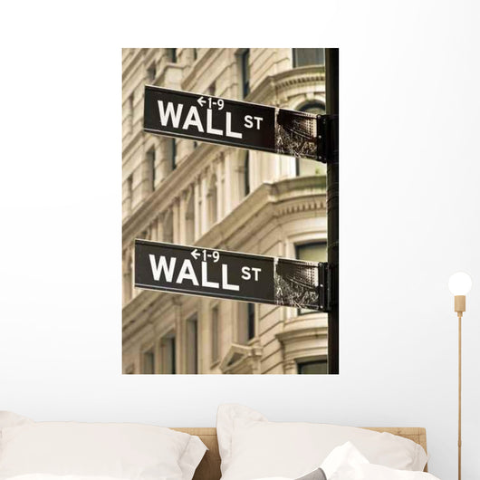 Wall Street Signs New Wall Decal