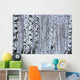 birch wood in winter Wall Mural