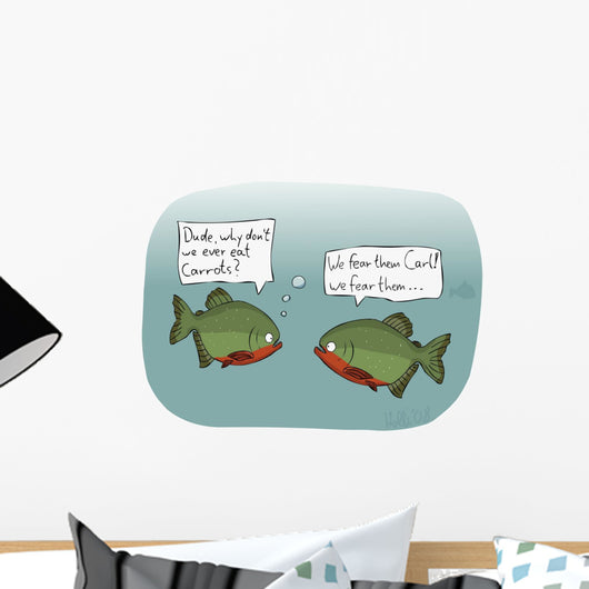 Piranhas Wall Mural