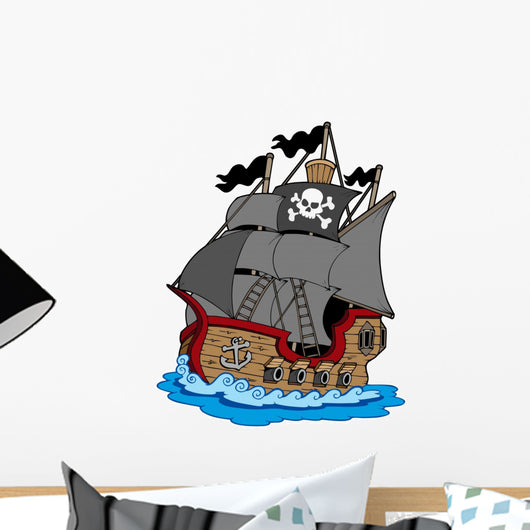 Pirate Vessel Wall Decal