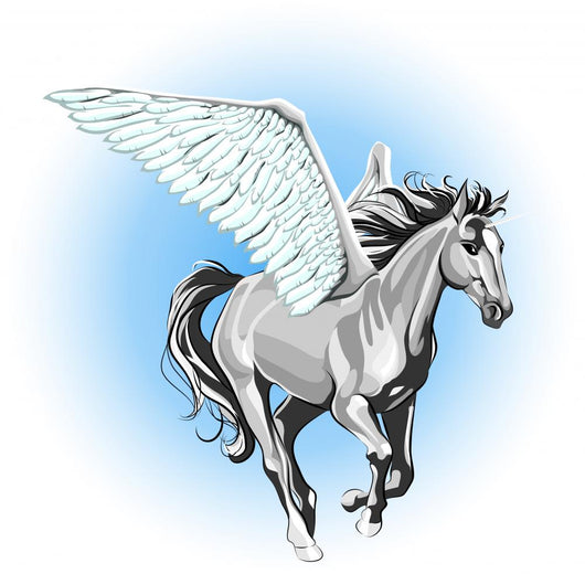 Unicorn Running Wall Decal