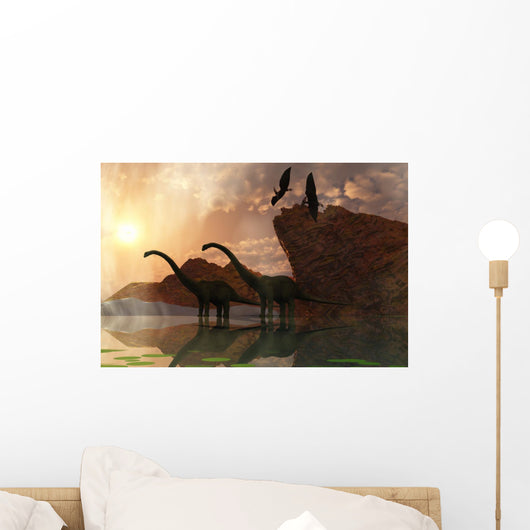 DINOSAUR DAWN Wall Mural