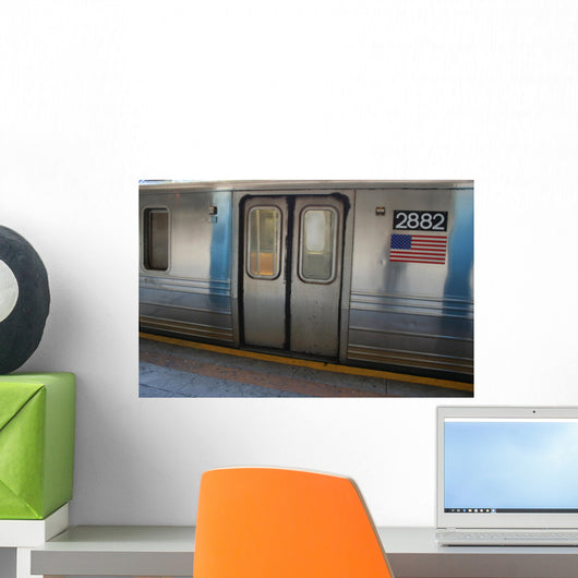 New York City Subway Carriage Wall Mural