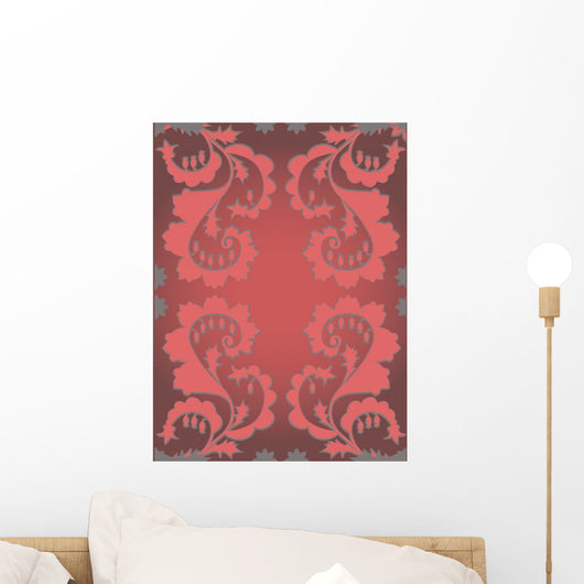 Decorative with Colorful Floral Wall Mural