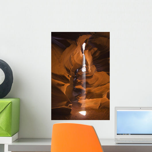 Antelope canyon a narrow canyon carved out of the sandstone found Wall Mural
