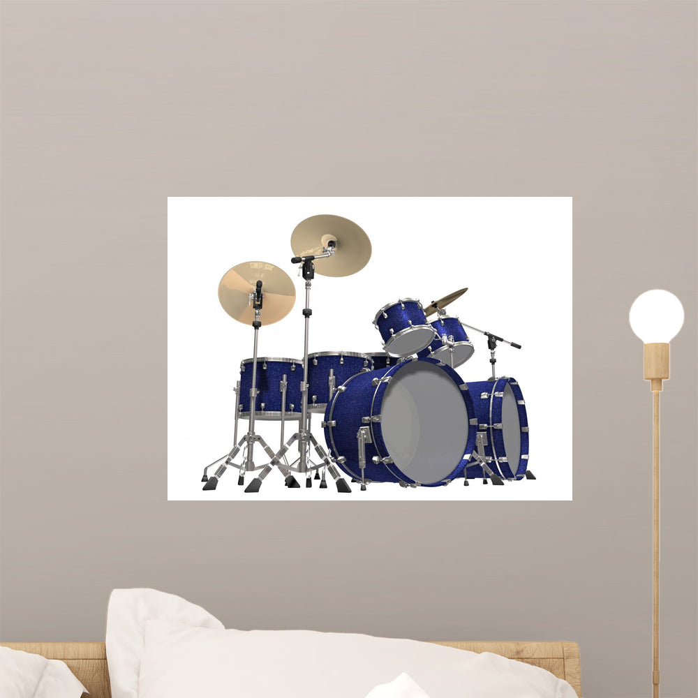 Drum Kit Wall Decal Wallmonkeys