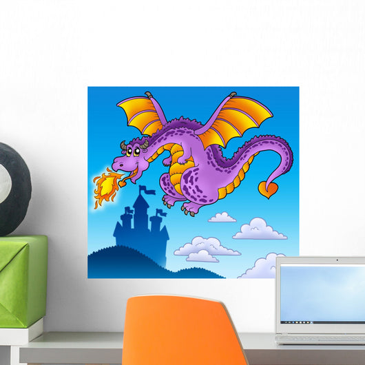 Huge Flying Dragon near