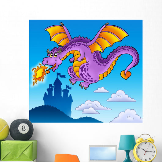 Huge Flying Dragon near