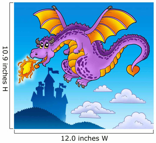 Huge Flying Dragon near