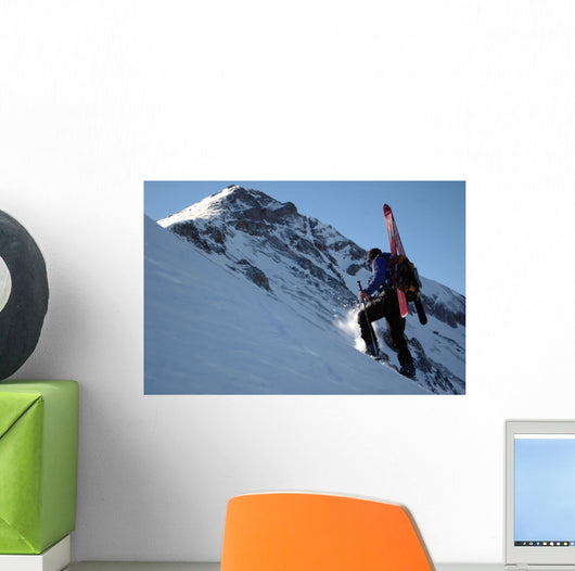 Ski Mountaineering Wall Mural