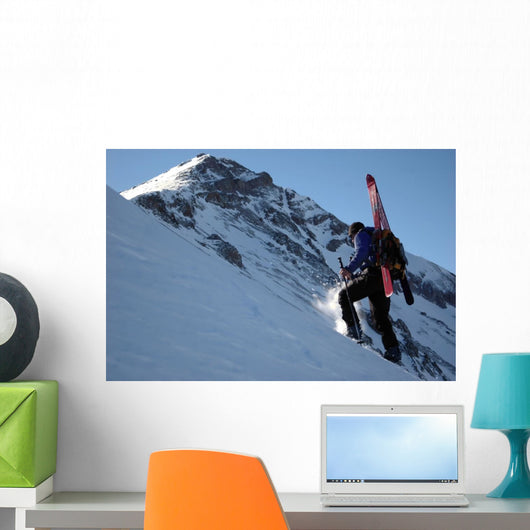 Ski Mountaineering Wall Mural