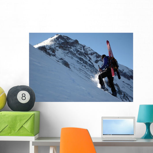 Ski Mountaineering Wall Mural