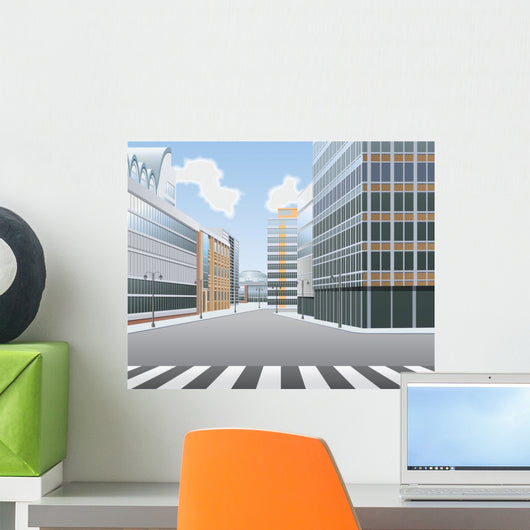 City street Wall Mural