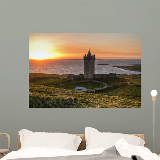 Doonagore Castle at Sunset Wall Mural