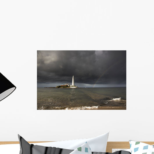 White Lighthouse Wall Decal