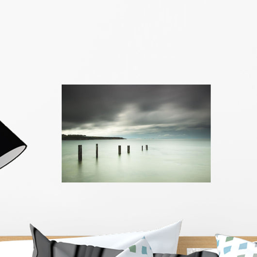 Wooden posts Wall Mural