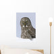 Great Gray Sitting In Snow, Anchorage, Southcentral Alaska, Winter Wall Mural