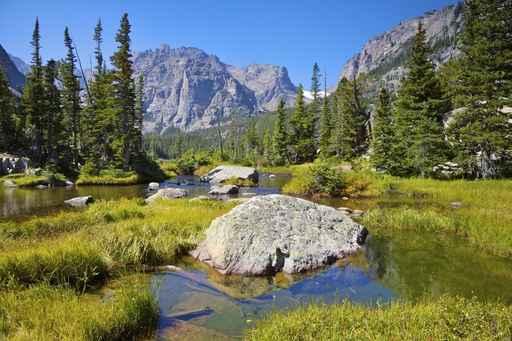 Rocky Mountain Landscape Wall Decal