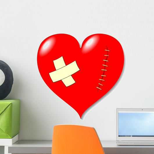 Wound on Heart from Love Wall Decal