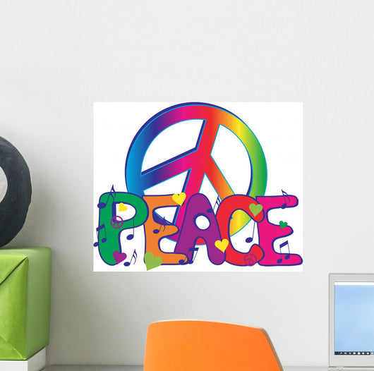 Peace sign Wall Decal