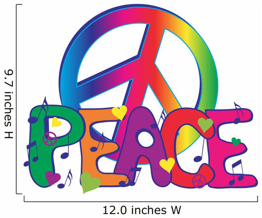 Peace sign Wall Decal