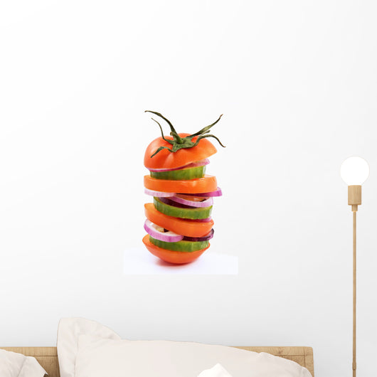 vegetarian burger Wall Decal
