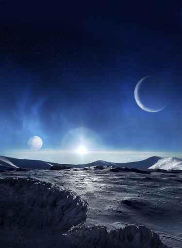 Ice Planet Wall Decal