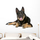 German Shepherd Dog Sticking Out Tongue Wall Decal