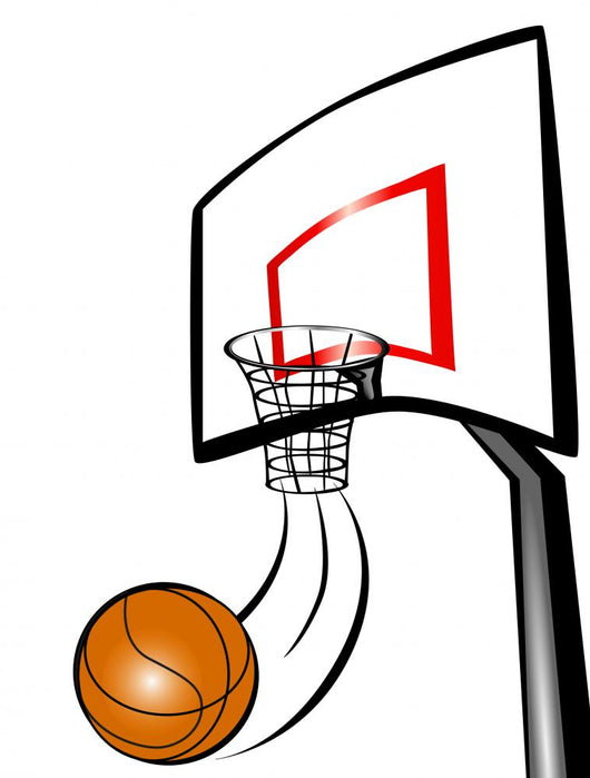 Basket Ball Wall Decal
