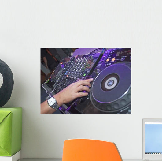 Dj Mixing Music Mixer Wall Mural