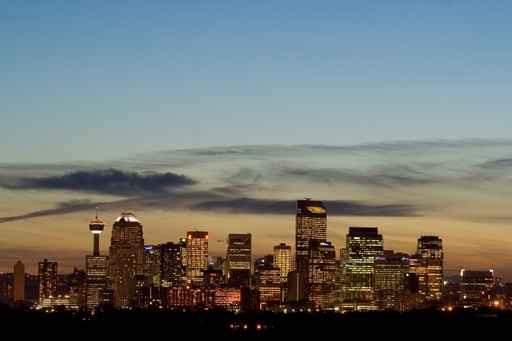 Calgary City Skyline Wall Decal