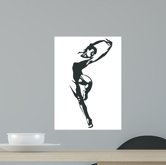 Ballet Dancer Silhouettes Wall Decal