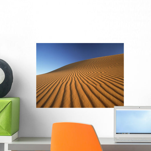 Morocco, Detail of sand dune at dawn in Erg Chebbi area Wall Mural