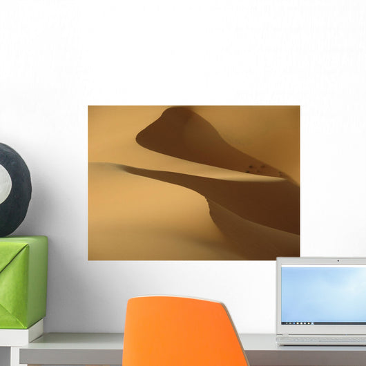 Morocco, Detail of sand dunes at dawn in Erg Chebbi area Wall Mural