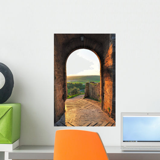 City door of Monteriggioni Wall Mural
