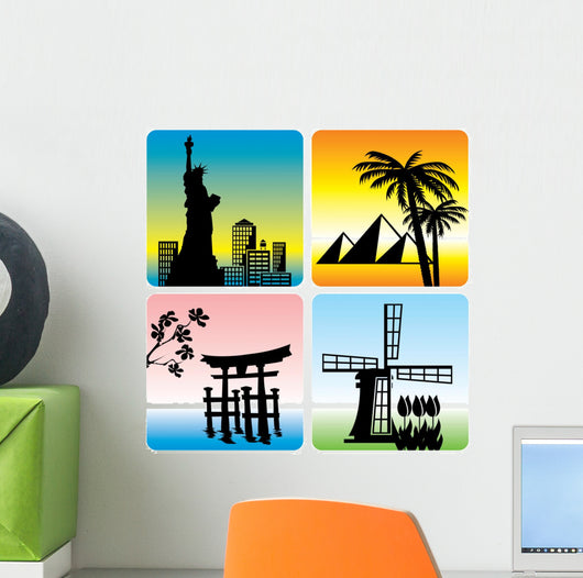 Travel Landmark Wall Mural
