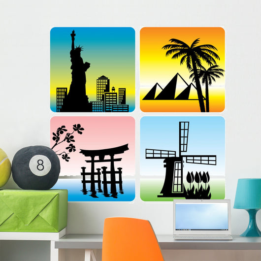 Travel Landmark Wall Mural