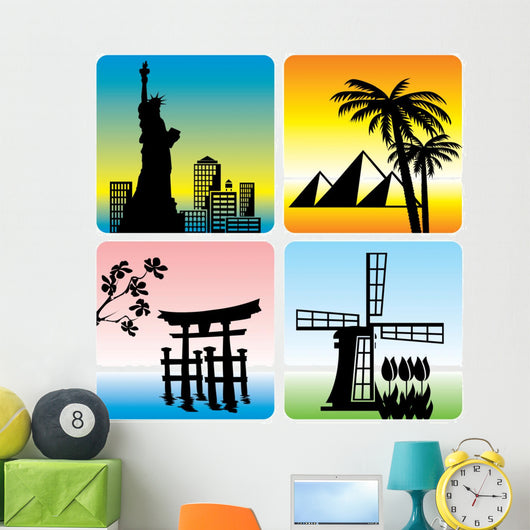 Travel Landmark Wall Mural