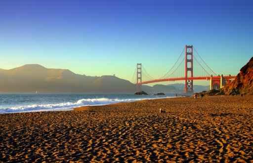 Baker Beach Wall Decal Design 2