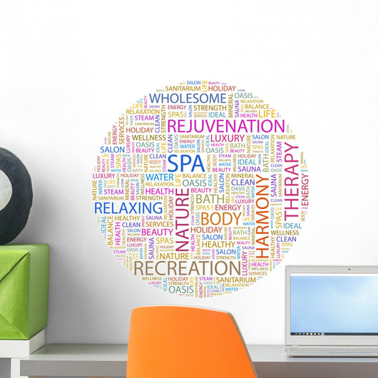 Word Cloud Concept Spa