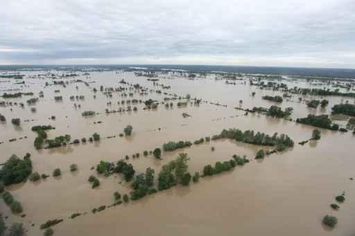 Flooding Poland 052010 Helicopter Wall Decal Design 3