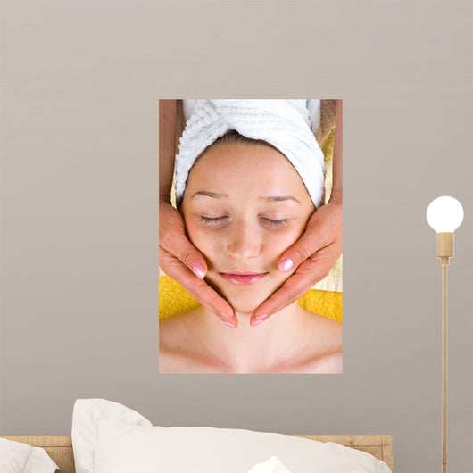 Beautiful Woman Getting Facial Wall Mural