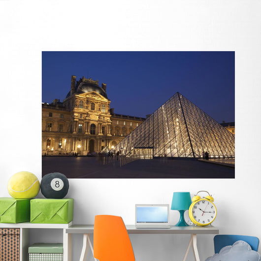 France, Louvre Museum Wall Mural