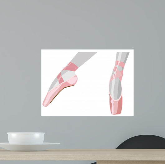 Ballet Shoes Wall Decal