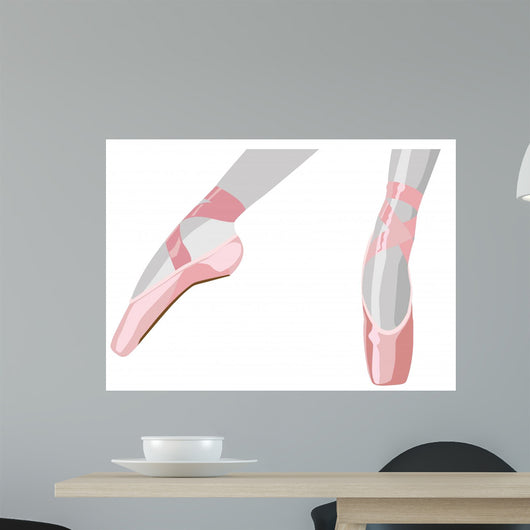Ballet Shoes Wall Decal