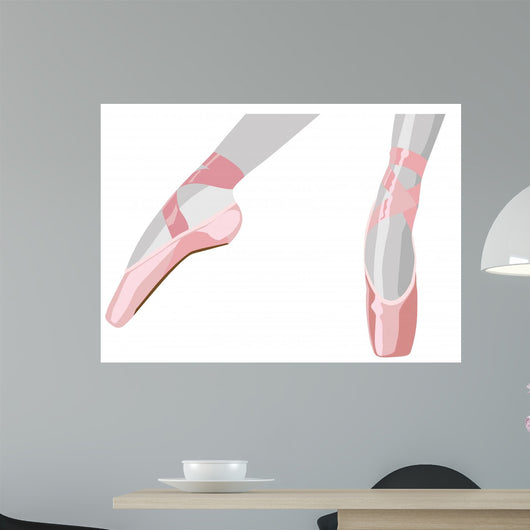Ballet Shoes Wall Decal