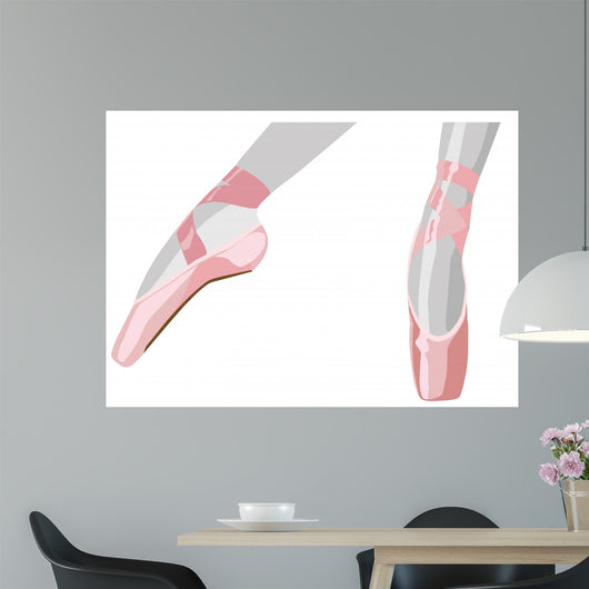 Ballet Shoes Wall Decal