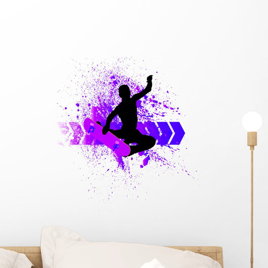 skateboard Wall Mural