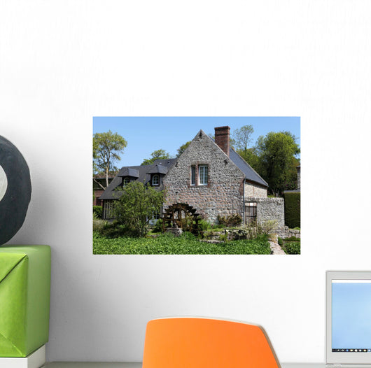 Watermill in Normandy France Wall Mural